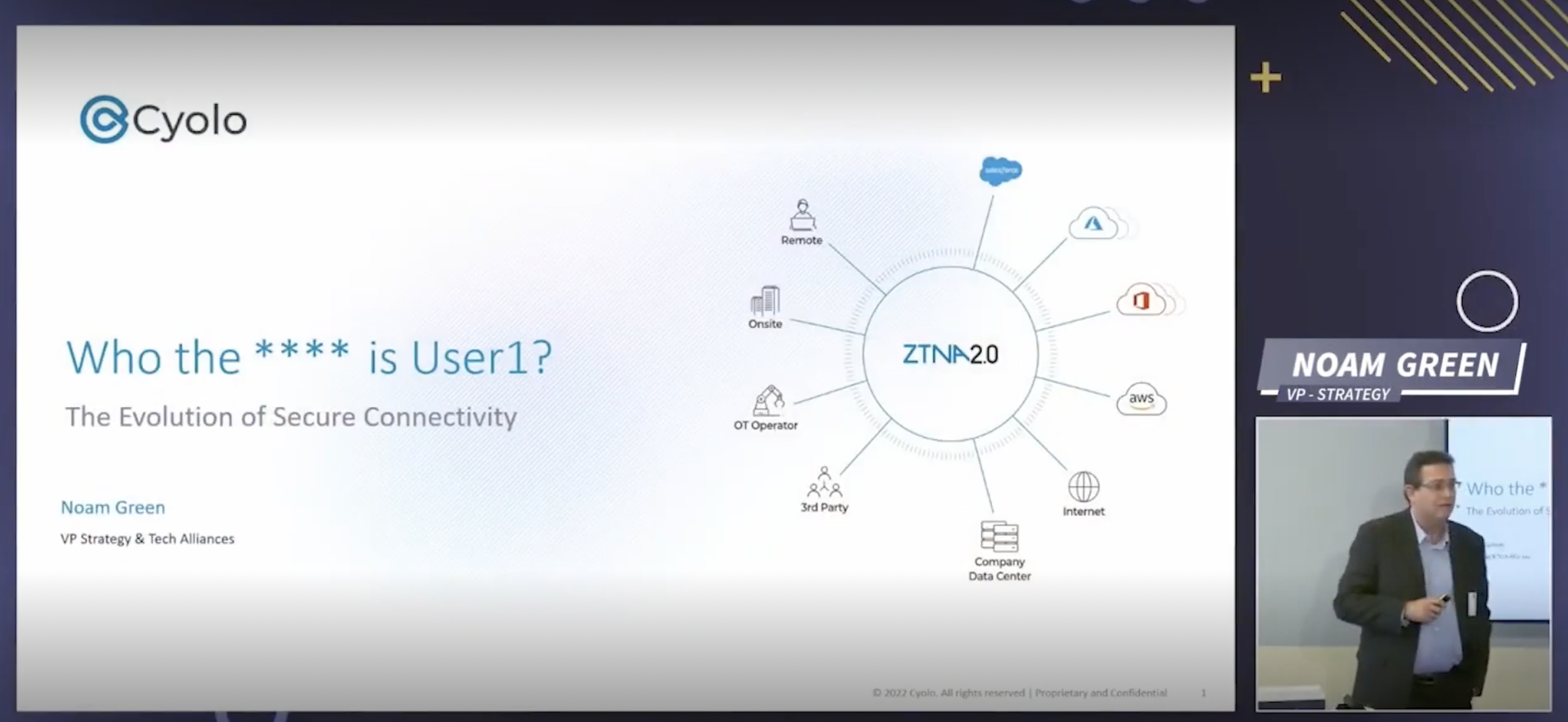 Who the **** is User1? Cyolo's Noam Green at KuppingerCole CSLS 2022